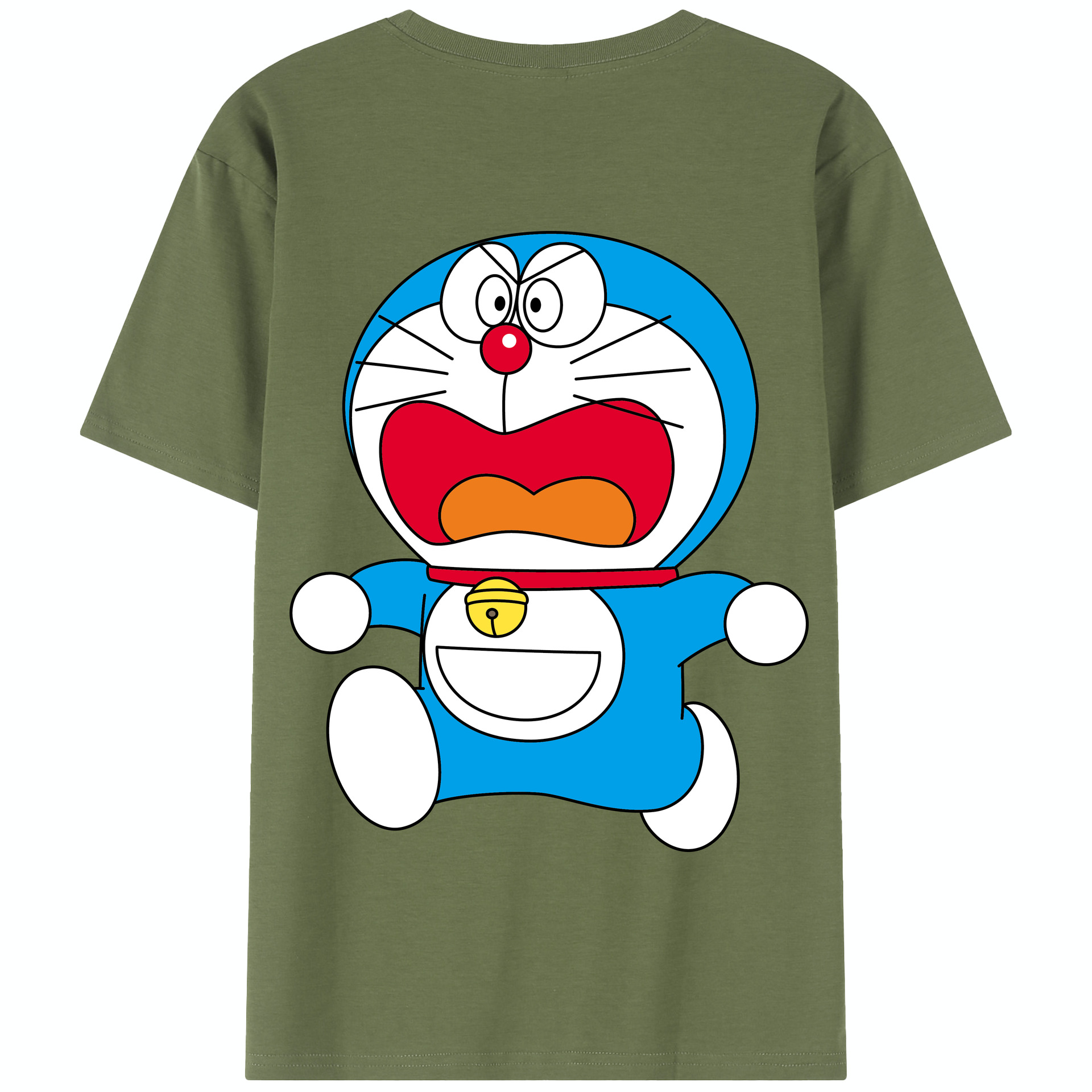 （画像用） ドラえもん Doraemon 綿100％半袖Tシャツ（背面プリント）